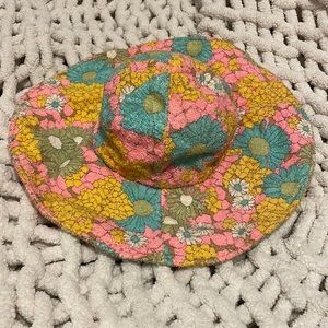 Vintage 70’s floral sun hat